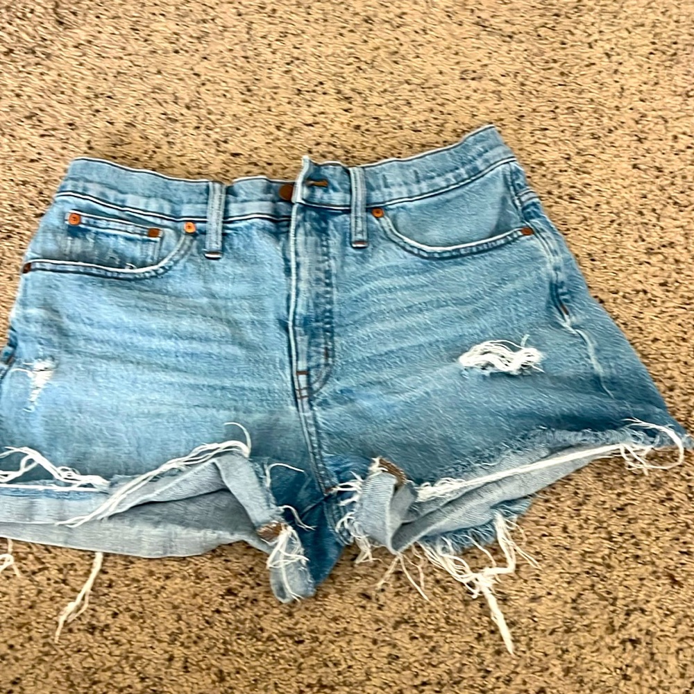 Hi rise Madewell shorts